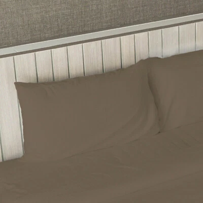 SÁBANAS MÁS SUAVES 1800 ALTO RECUENTO DE HILOS ALGODÓN EGIPCIO SENSACIÓN FRESCA CONJUNTO BOLSILLOS PROFUNDOS Foto 1 de 4