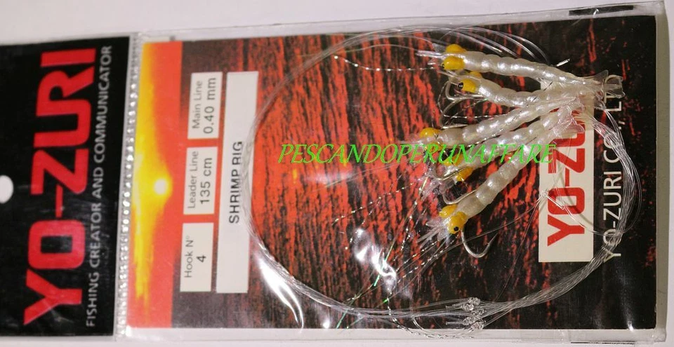 YO-ZURI SABIKI AND RIGS- SHRIMP RIG CLEAR - Immagine 1 di 1