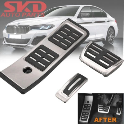 Pedale + Fußstütze DSG Schwarz Silber Für Audi A4/5 B9 S-Line RS4 RS5 8W1064205A - Bild 1 von 4