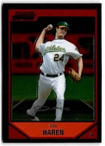 2007 Bowman Chrome Dan Haren Oakland Athletics #56 - Picture 1 of 2