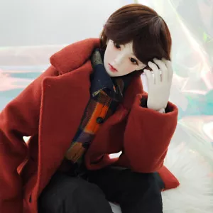 Bambola BJD 1/3 palla in resina bambole articolate ragazzo maschio senza trucco viso parrucca scarpe occhi - Foto 1 di 10