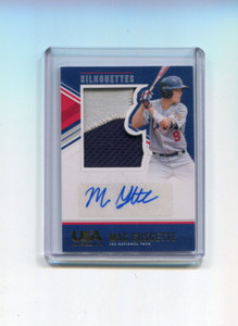 2018 Stars and Stripes 15U Team Silhouettes Mac Guscette Auto Patch 12/25