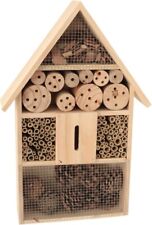 XXL 50 cm Insektenhotel Natur/Nistkasten Insektenhaus aus Holz für Bienen, Schme