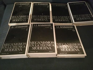 MECANISMOS EN LA TÉCNICA MODERNA - I. I. ARTOBOLEVSKI - ED. MIR - 7 VOLS. - Bild 1 von 2