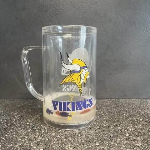 Minnesota Vikings NFL Beer Mug Cup Handle Duck House Official License Cover