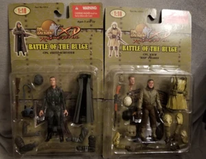 Lot of 2, 1:18 Ultimate Soldier, Battle of the Bulge German & American Soldiers - Picture 1 of 5