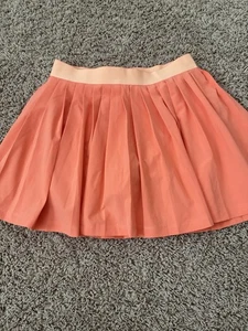 Athleta Girls Pleated Orange Skort 14 - Picture 1 of 4