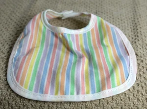 Fisher-price doll striped bib 1986 - Picture 1 of 6