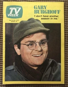 Apr 1979 Gary Burghoff  " Radar" MASH Chicago TV Week Magazine - Picture 1 of 2