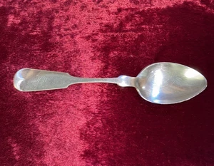 19. JAHRHUNDERT AMERIKANISCHER RYAN & BARROWS .925 SILBER TEELÖFFEL 6" 20g ANTIK - Bild 1 von 8