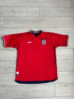 England National Team 2004 Umbro Football Shirt Soccer Jersey Reversible Size M - Image 1 of 4