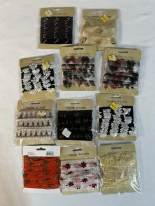 Lot Of 8 Unopened & 3Opened PKGs Of Holiday Accents Ribbon Trim H Schutz Co - Picture 1 of 10