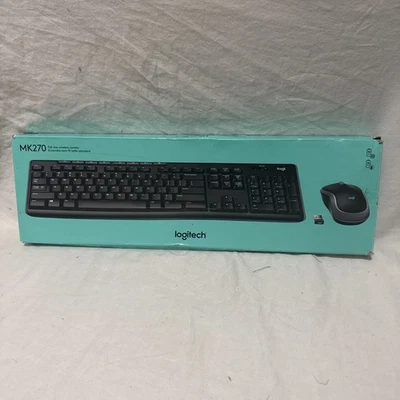 Logitech MK270 Wireless Keyboard and Mouse Combo - 920-008813 - Image 1 of 4