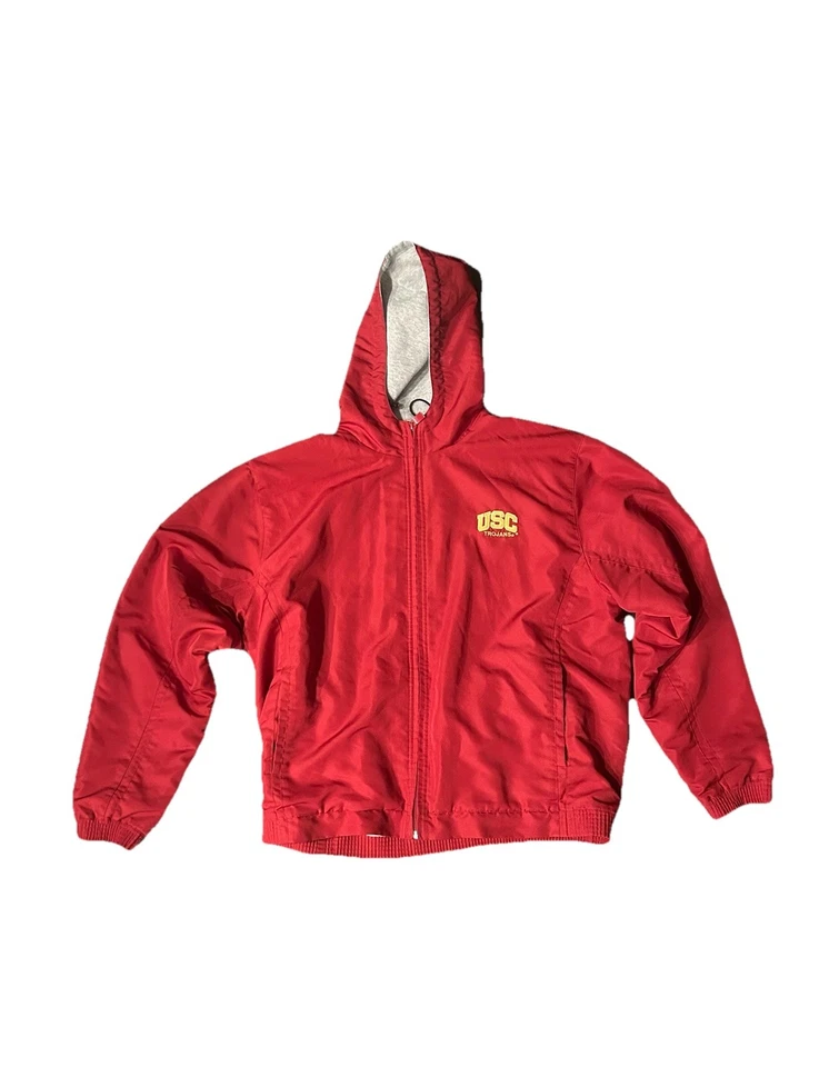 Cortavientos con Cremallera USC Trojans De Colección | Chaqueta Retro de Atletismo Universitario Foto 1 de 3