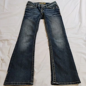 BKE Buckle Stella Boot Cut Stretch Jeans Gr. 22 Youth Denim 22x26 Low Rise - Bild 1 von 11