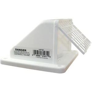 Campana extractora Lambro 1471W con pantalla extraíble, 4 pulgadas, blanca - Imagen 1 de 7