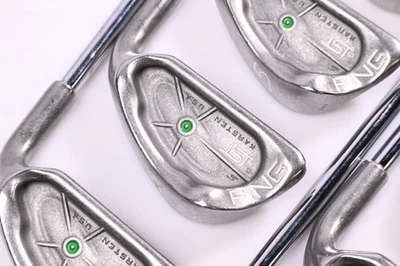 Ping ISI Karsten Irons / 3-9+SW / Green Dot / Stiff Flex Ping Cushin Z-Z65 - Image 1 of 4