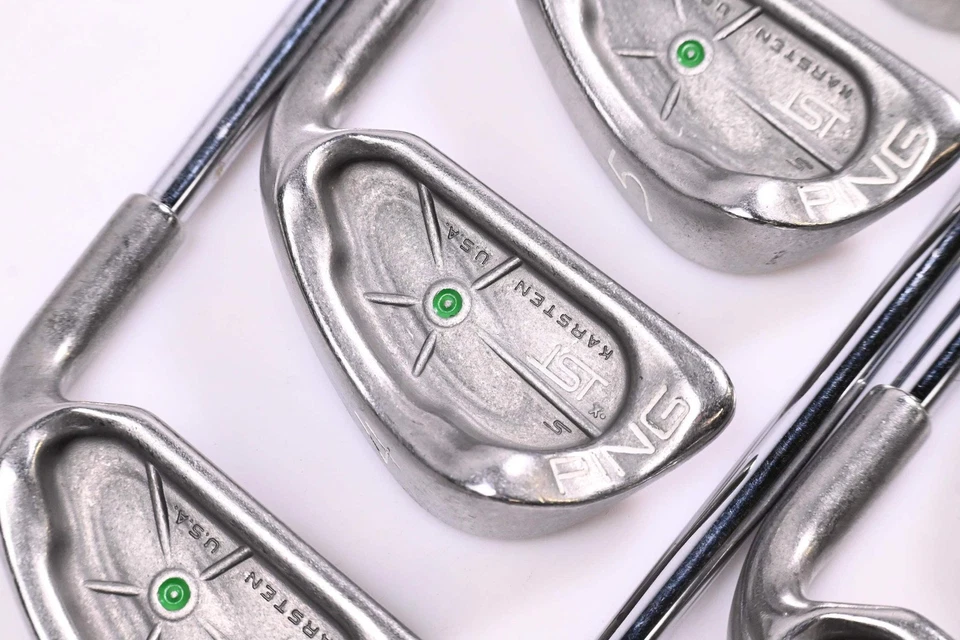 Ping ISI Karsten Irons / 3-9+SW / Green Dot / Stiff Flex Ping Cushin Z-Z65 - Image 1 of 4