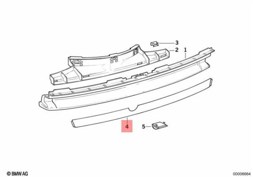 Lámina original BMW E31 840Ci 850CSi cupé 51122252014 Foto 1 de 1
