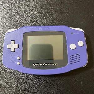 Nintendo Game Boy Advance Console Blue Good Condition Missing Battery Cover - Picture 1 of 9
