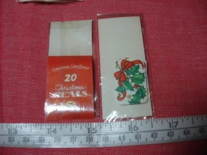 Paquete De Colección American Greetings de 20 SELLOS DE NAVIDAD Acebo/Arco Rojo - Imagen 1 de 1
