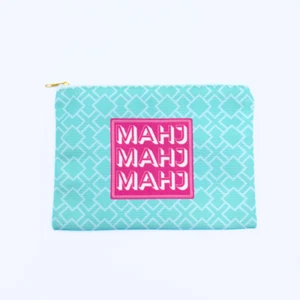 Mahjong Card & Accessory Bag | Fits Oversized League Cards & Mini 20mm Mahjong T - Picture 1 of 4