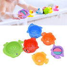 Baby Stacking Cups Toys Small Fish Stack Up Cups Toys Soft Edge Sorting For