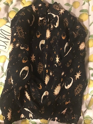 VALENTINO giacca celeste capricciosa sole e luna vintage