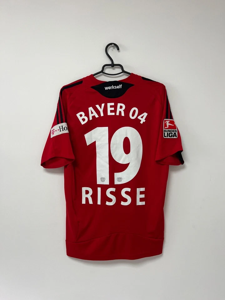 Bayer 04 Leverkusen #19 Risse Jersey Football Shirt Match Worn? Adidas Mens L - Image 1 of 4
