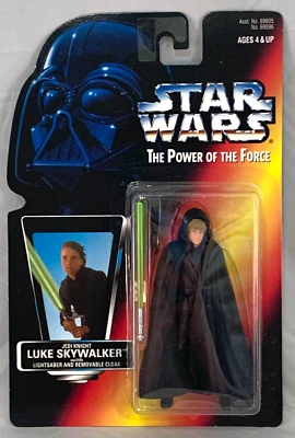 Star Wars The Power of the Force Luke Skywalker Jedi Knight Black Vest 3.75In - Image 1 of 2