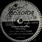 ERWIN HARTUNG & EUGEN JAHN "Südsee-Paradies / Aloha-Oe" Phonoton 1940/43 78rpm