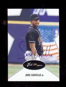 JOSE CASTILLO *DECEASED* Pirates 2003 Certified #'d AUTOGRAPH Baseball RC xx/875