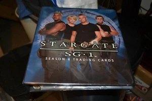 (Empty) STARGATE SG1 SEASON 8 BINDER + 12 Empty 9 pocket storage pages - Picture 1 of 5