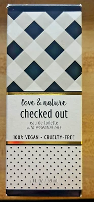 LOVE & NATURE CHECK OUT Con Aceites Esenciales Body Mist 2 FL OZ Foto 1 de 3