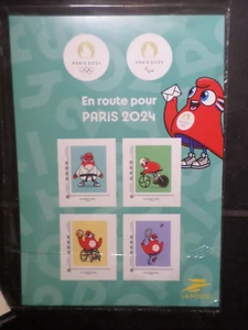 PARIS 2024 FRANCE COLLECTOR 4 timbres JEUX OLYMPIQUES SPORTS neuf** MNH - Photo 1/2