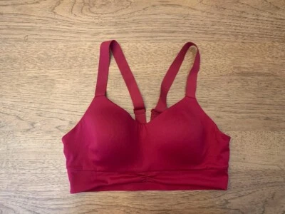 Victoria's Secret Claret Red X-SMALL Love Cloud Ruched Sport Bra VS NEW!!! - Image 1 of 2
