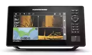 Humminbird XPLORE 9 GPS Fish Finder w Transducer MEGA Side Imaging+ & HD 4023341 - Picture 1 of 9