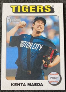 2024 Topps Heritage #544 Kenta Maeda WHITE Border SP. Detroit Tigers - Picture 1 of 2