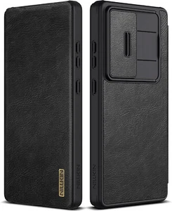 Nillkin Leather Flip Case For Samsung S25 Ultra/S25+ Card Pocket Protect Camera - Picture 1 of 48