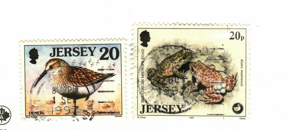 United Kingdom Great Britain Jersey #791, 806 used  Bird, frog - Image 1 of 1