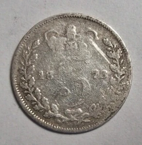 1878 - 3 PENCE - QUEEN VICTORIA - .925 SILVER - Picture 1 of 2