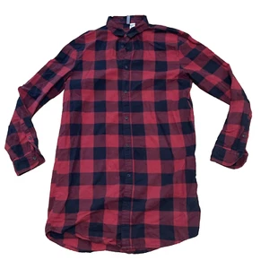 DIVIDED H&M Shirt Mens M Buffalo Check Plaid Red Black Classic Lumberjack Cotton - Picture 1 of 16