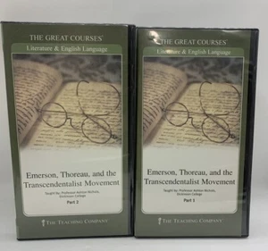 The Great Courses Emerson, Thoreau & Transcendentalist Movement  4 DVDs (t) - Picture 1 of 8