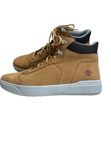 Men's Timberland  Seneca Bay High Top Sneaker Boot  Wheat Nubuck Us Size 13 M - Picture 1 of 8
