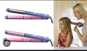 disney Princess Cinderella 2 in 1 Hair Straighteners Curling Tongs Multi Styler - Picture 1 of 4
