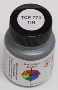 Tru-Color Tin Metallic Acrylic Paints 1oz 29.6mL TCP-774 - Picture 1 of 1