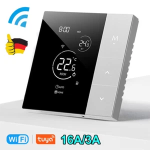 WiFi digital thermostat room thermostat underfloor heating programmable wall heating - Picture 1 of 27