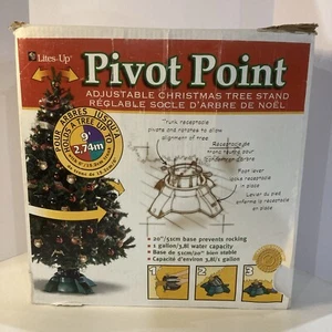 EZ UP Pivot Point Adjustable Swivel Christmas Tree Stand Up to 9ft 1 gallon H2O - Picture 1 of 5