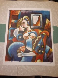 Ian Rystron Attributed Acrylic Painting. Picasso  - Picture 1 of 20