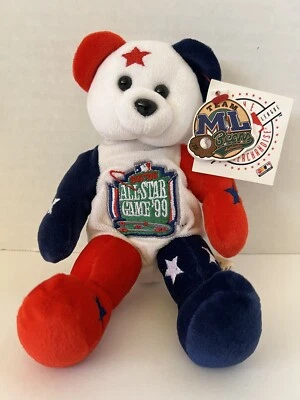 Boston Red Sox 1999 MLB All-Star Game Beanie Bear Ted Williams Tribute Team ML  - Imagem 1 de 4